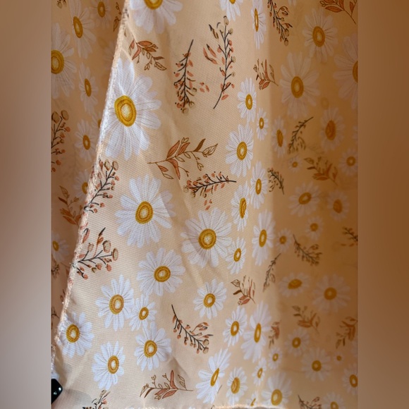 Ardene Orange Cream Floral Swimwear/Beach/Bikini Cover-up Size OS - Picture 5 of 6